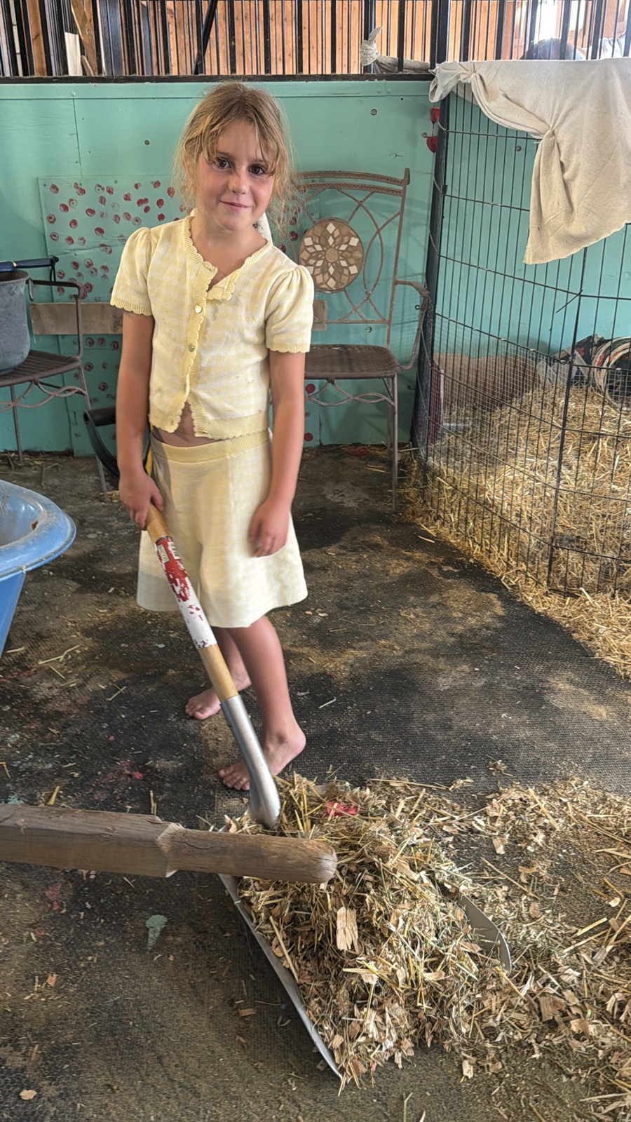 Chore day at the sanctuary